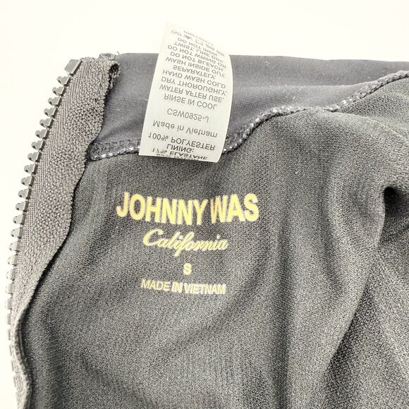 Johnny Was Fatima Cross Over Neck Surf One Piece Swimsuit Rash Guard Small - Picture 5 of 8